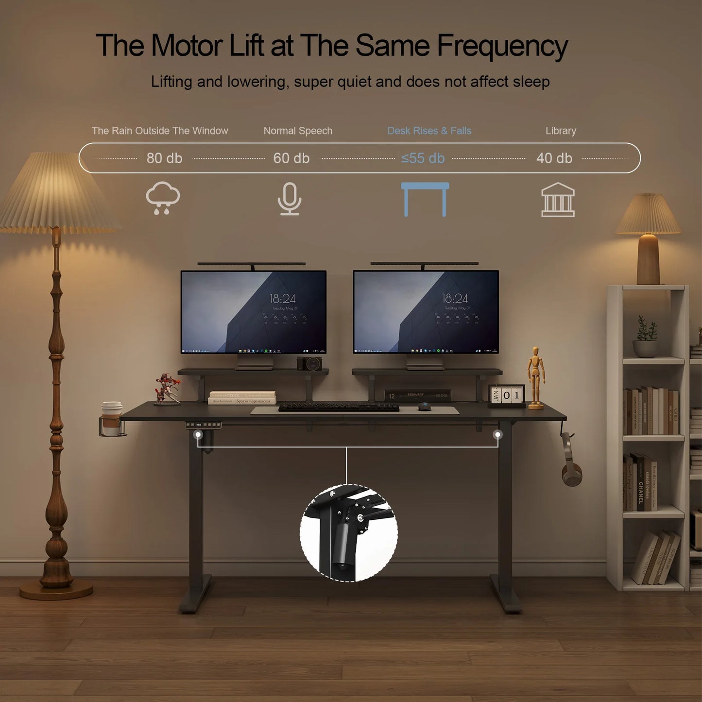 Ashworth Dual-Monitor Standing Desk