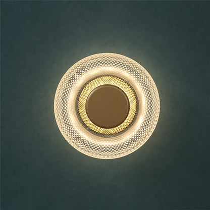 A Glass Disc That Glows From Within