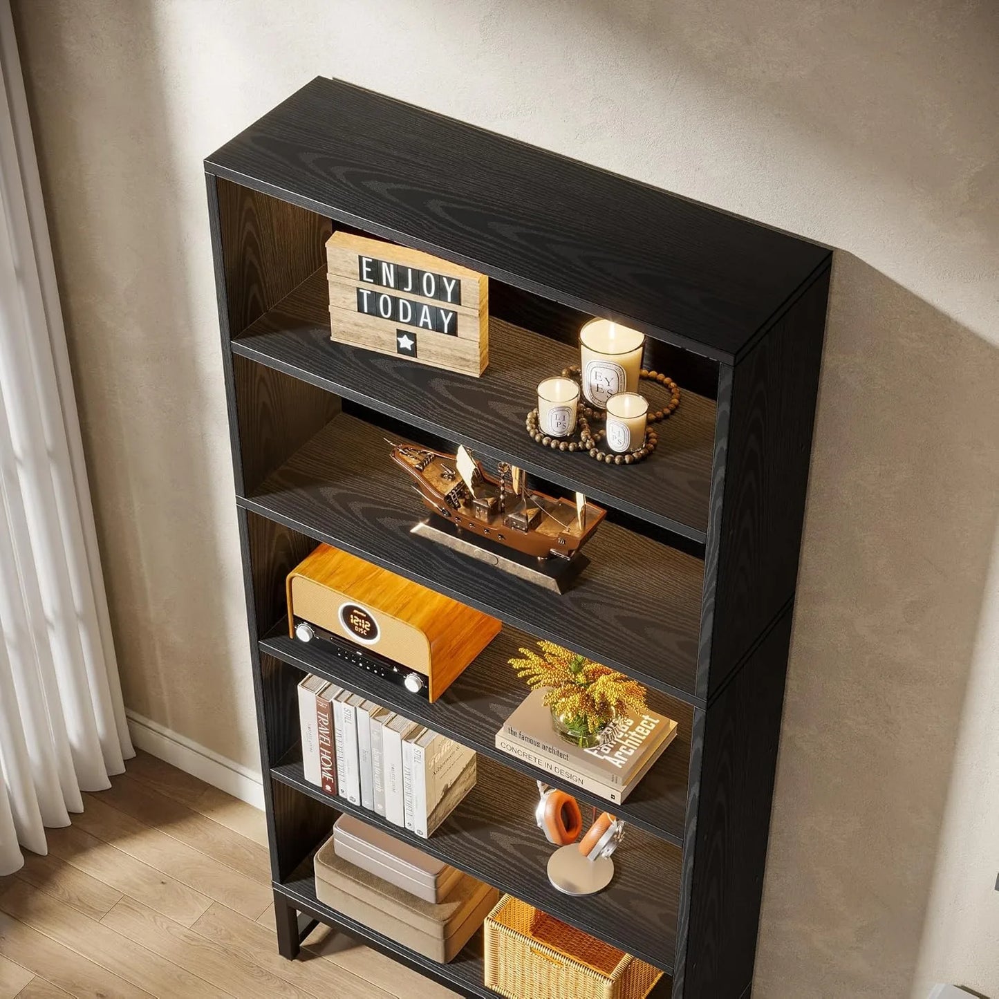 Nightshade LED Tall Bookcase