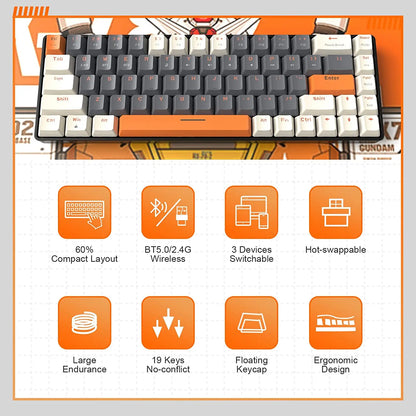 RK68 60% Wireless Mechanical Keyboard
