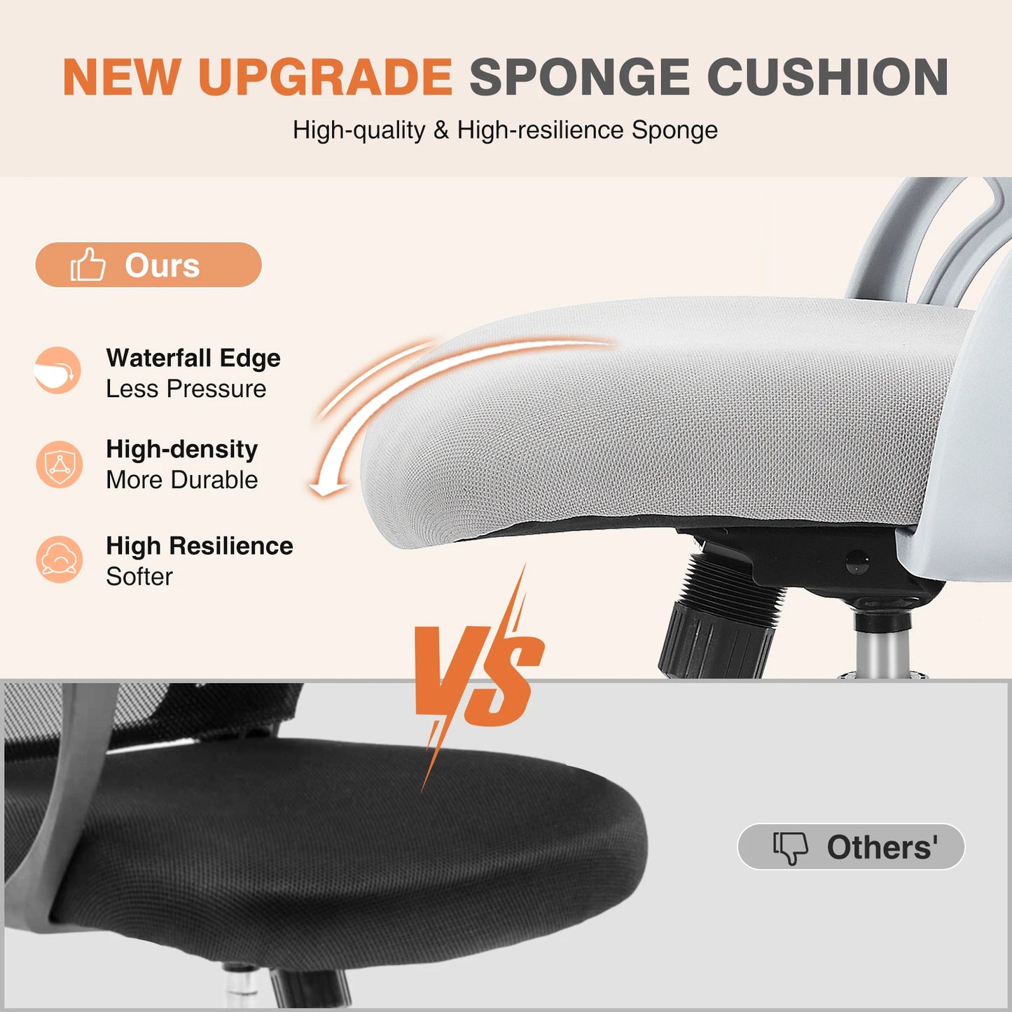 Ergonomic Mesh Backrest Desk Chair