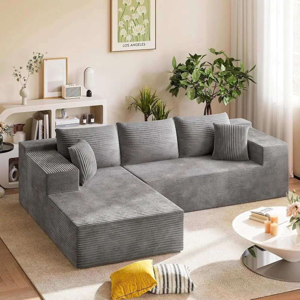L-Shape Chaise Cloud Sofa