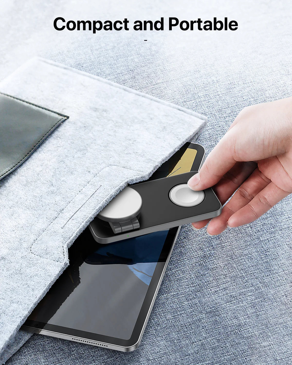 FoldCharge Pro 3-in-1 Magnetic Wireless Charging Station