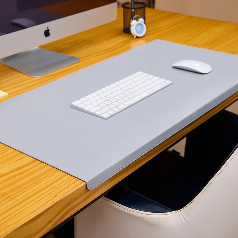 PU Leather Desk Mat with Wrist Support