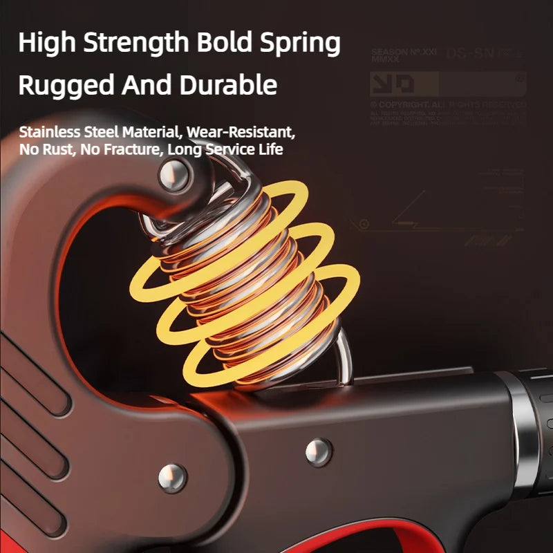 Adjustable Grip Strengthener with Rep Counter