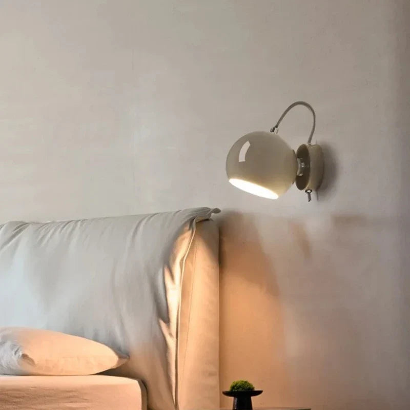 Rotating Dome Wall Light for Reading in Bed