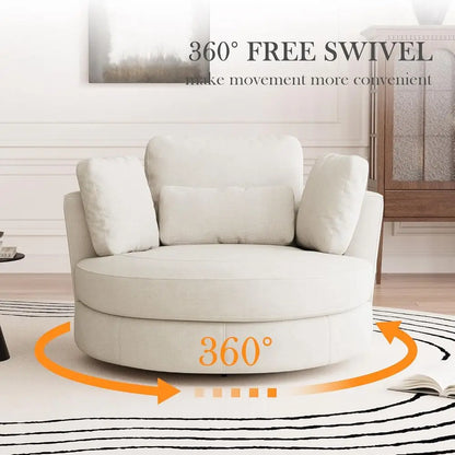 Aldon Swivel Barrel Chair