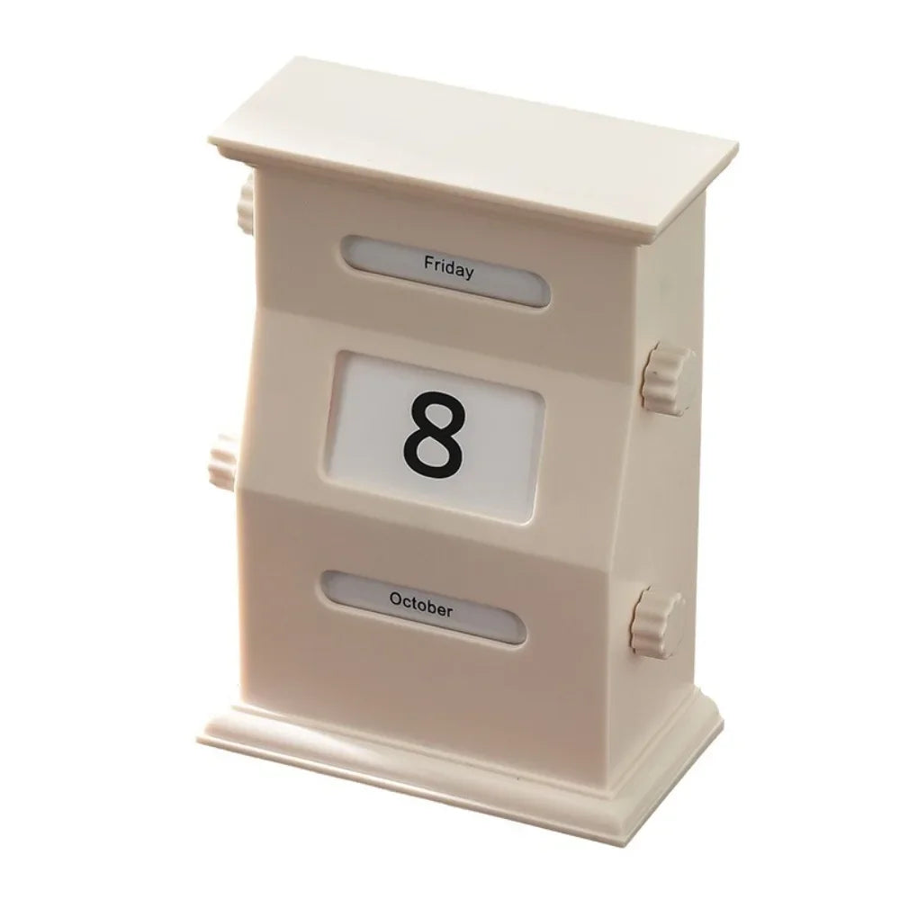 NordicFlip Retro Rotating Desk Calendar