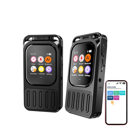AI Recorder with Touchscreen & 79H Battery
