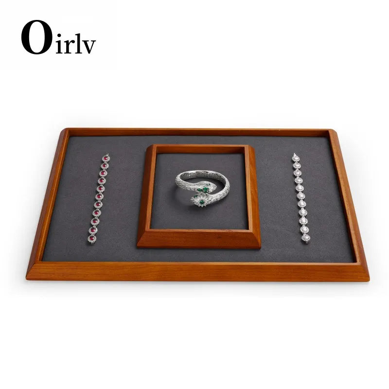 Luxury Wooden Bracelet Organizer Tray