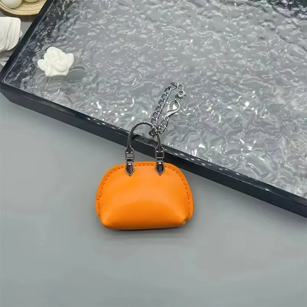 Mini Shell Coin Purse Keychain Charm