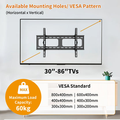 Ultra Slim Tilting TV Mount