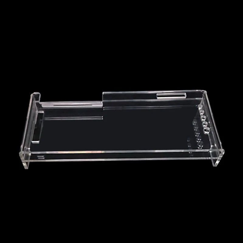 Acrylic Monitor Stand with Storage