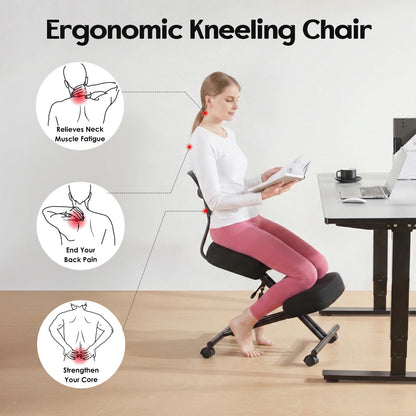 Fabric Ergonomic Kneeling Chair
