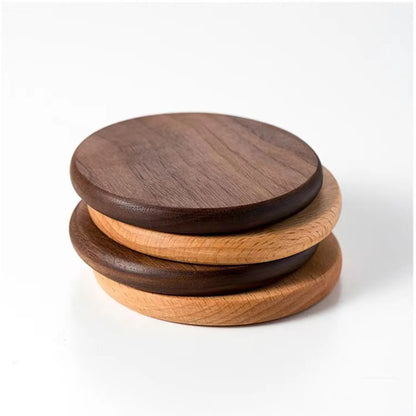 Solid Wood Round Coaster