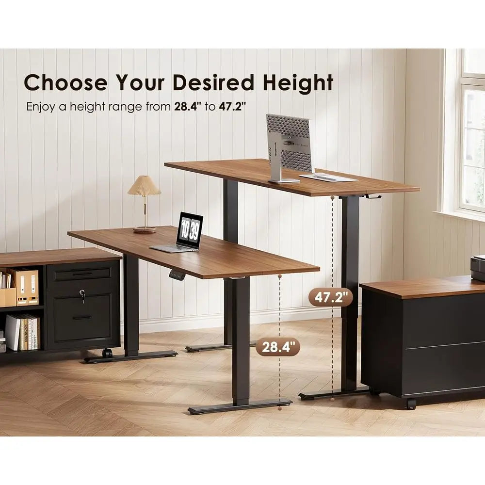Summit Executive Lift L-Desk