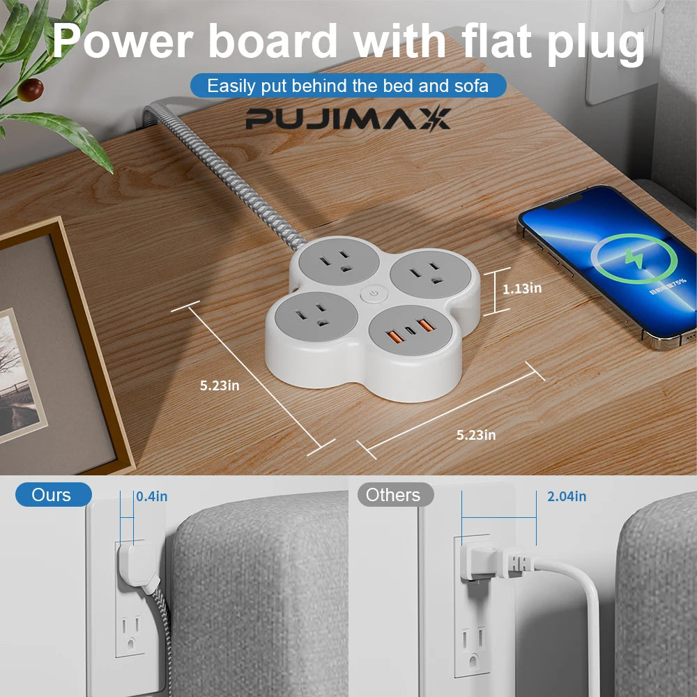 Braided Power Strip