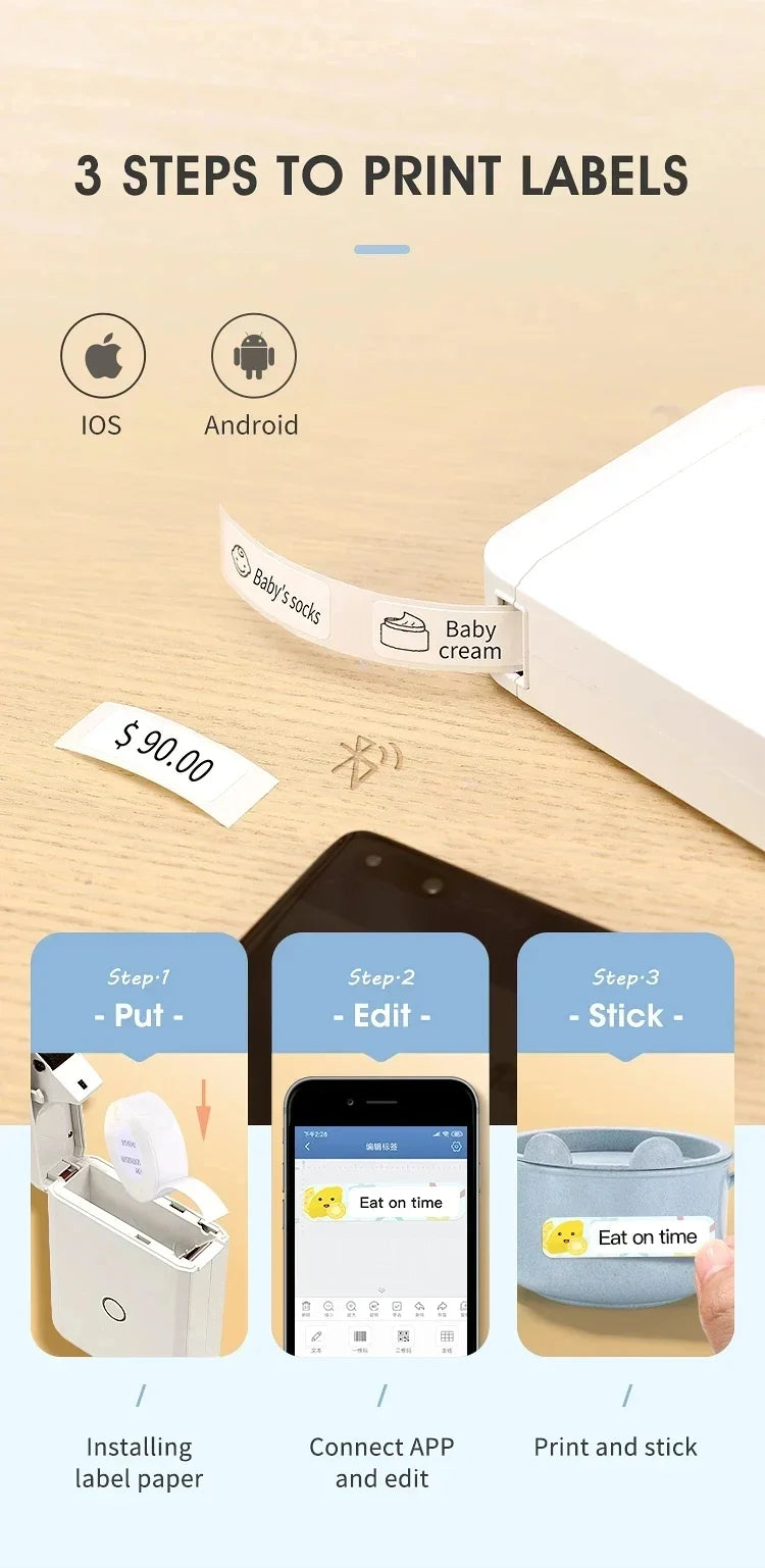NiiPrint D110 Pocket Label Maker