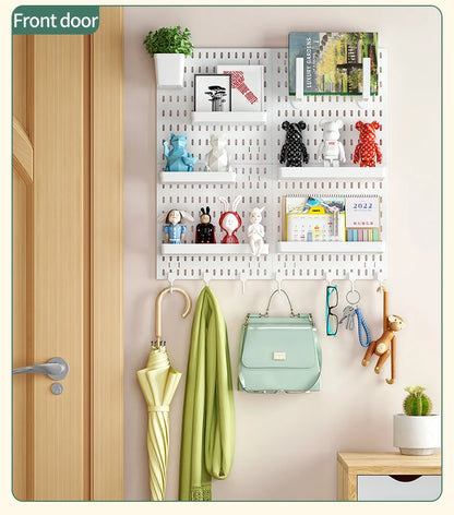 No-Holes Wall Pegboard Organizer