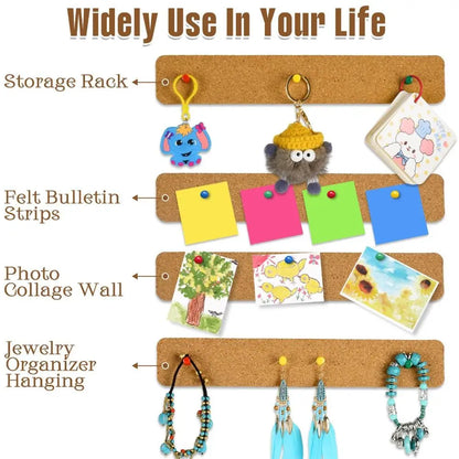 StickyCorK Self-Adhesive Pin Board