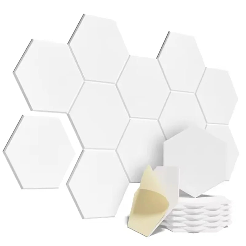 12 Pack Hexagonal Acoustic Panels