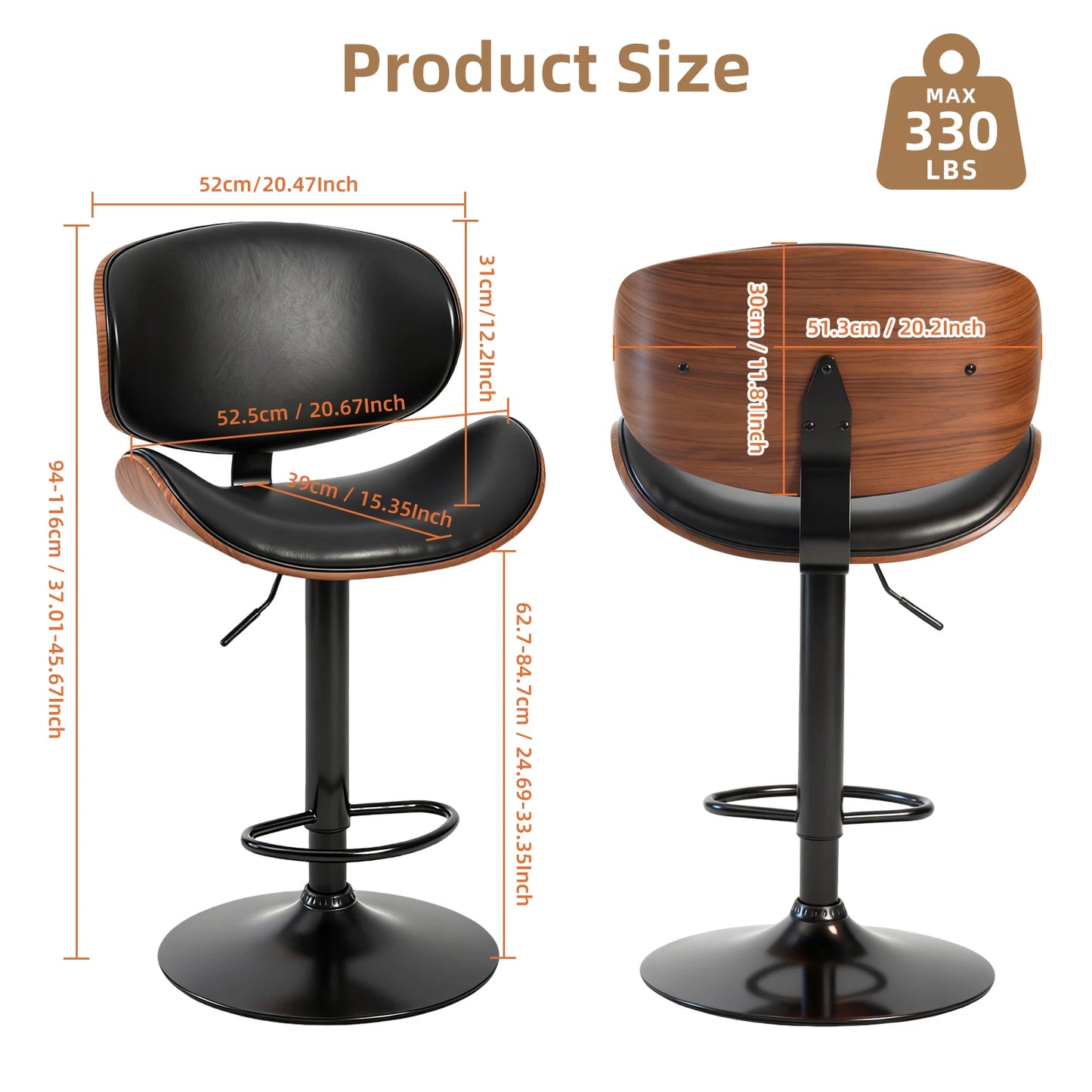 Counter-Height Swivel Duo