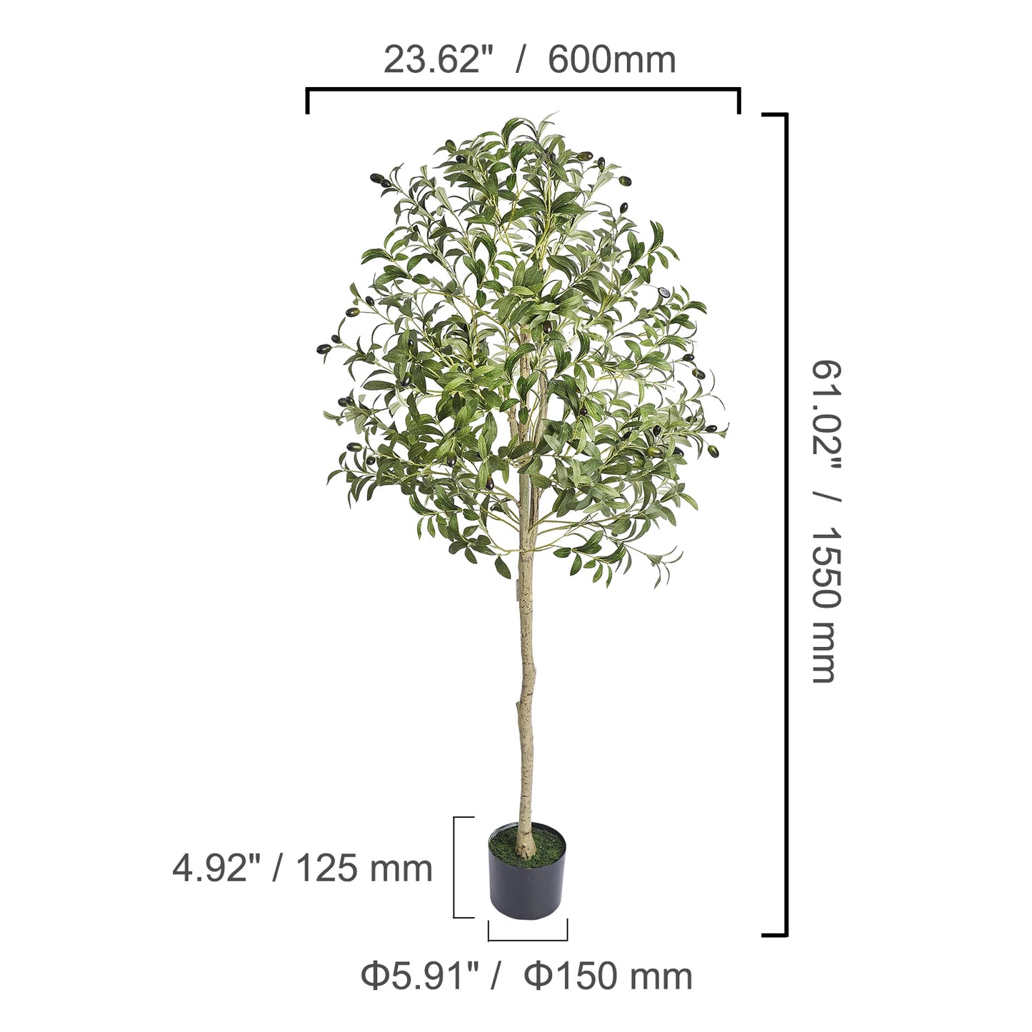 Artificial Olive Tree