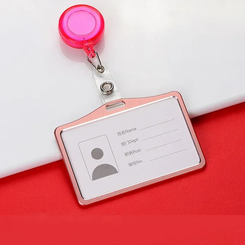 BadgeCard Aluminum Card Holder Reel