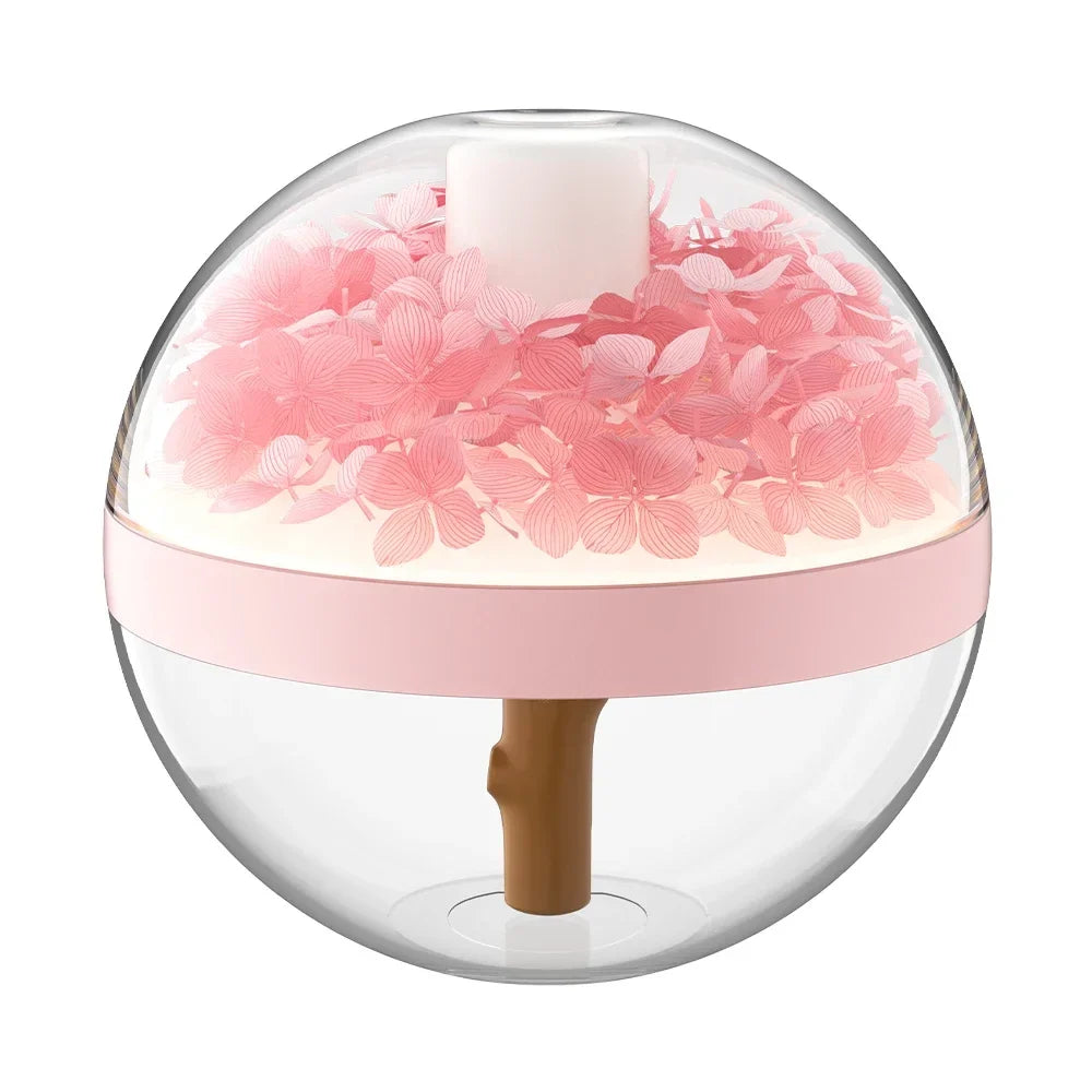 Mini USB Humidifier with LED Mist Light
