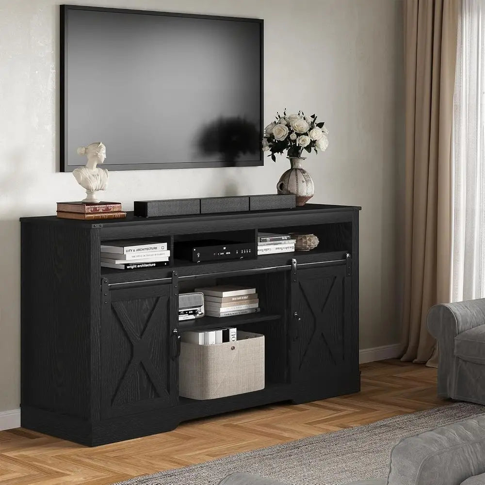 Sliding Barn Door TV Stand