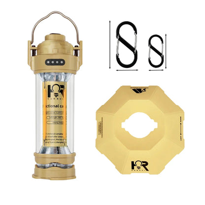 Retro Waterproof Camping Lantern, 3000mAh