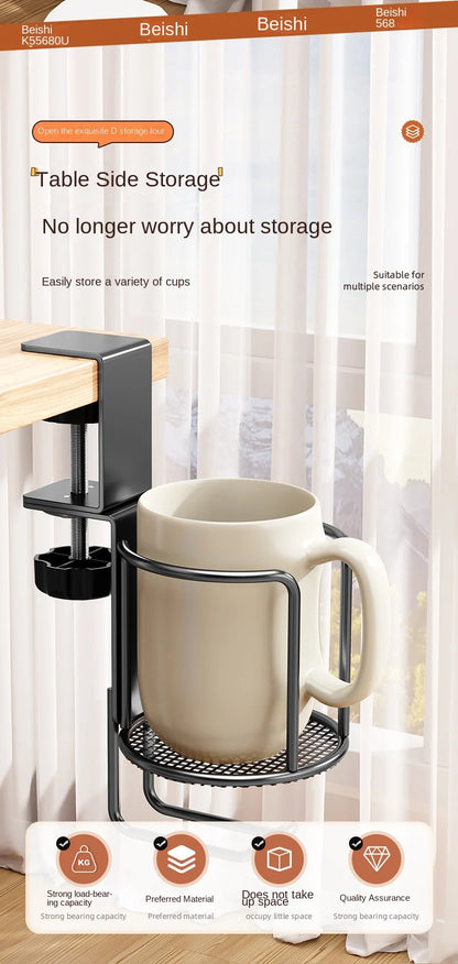 Desk Cup Holder with Headphone Hanger
