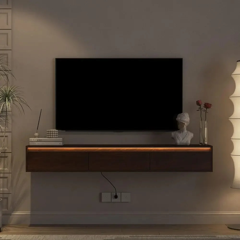 Floating LED TV Stand