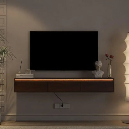 Floating LED TV Stand