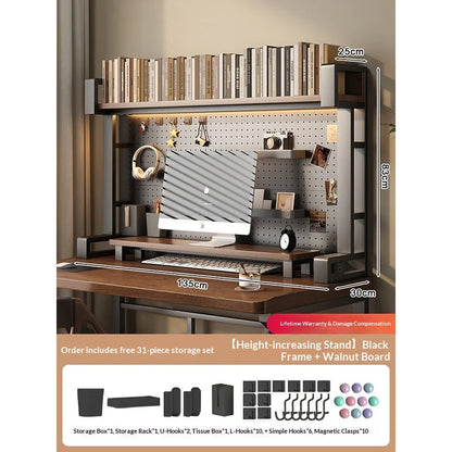Pegboard Desktop Shelf Organizer