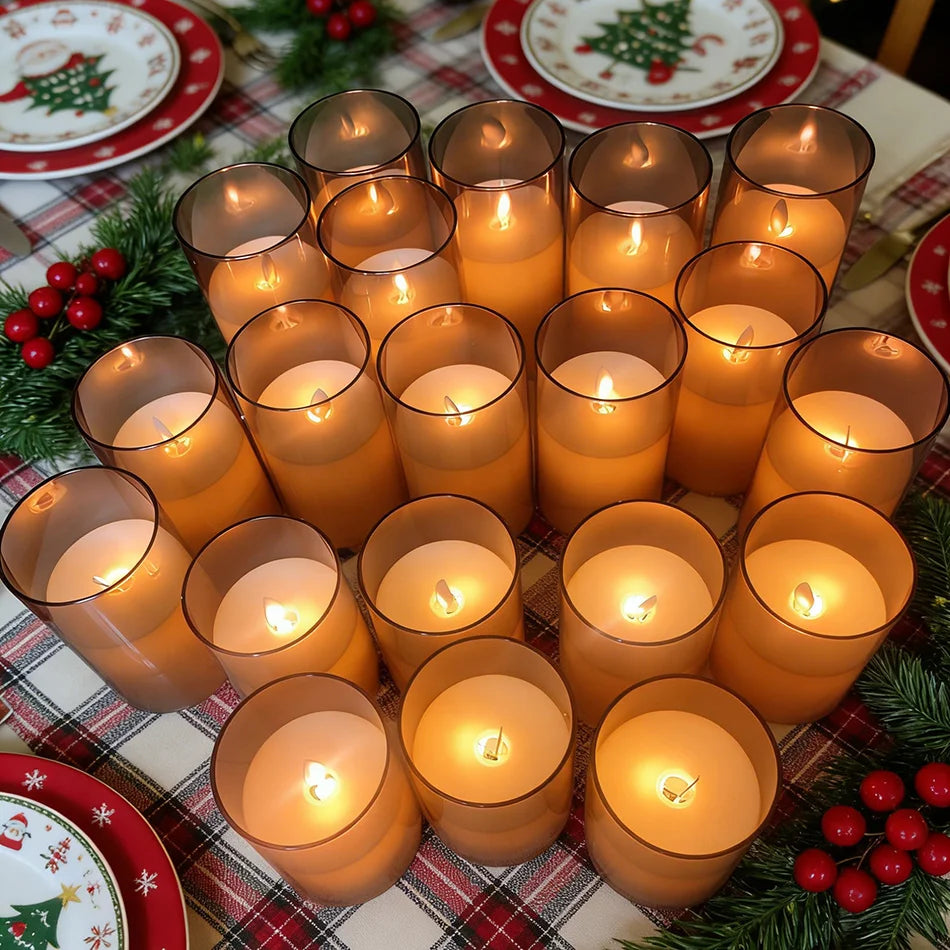 USB Rechargeable LED Candles (3-Pack)