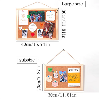 PinWall Cork Display Photo Board