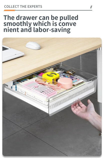 Hidden Under-Desk Drawer Organizer