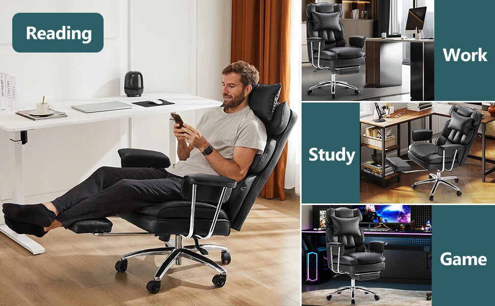 Premium Lux Leather Office Chair