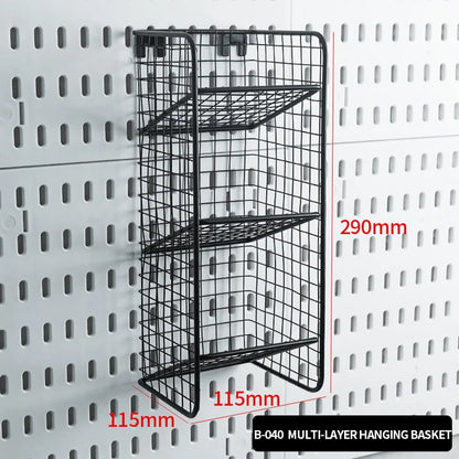 Desktop Standing Pegboard Organizer