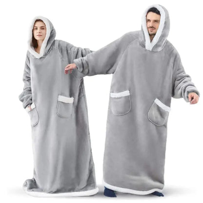 Oversized Fleece Blanket Hoodie