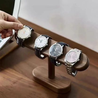 Walnut Watch and Bracelet Display Holder