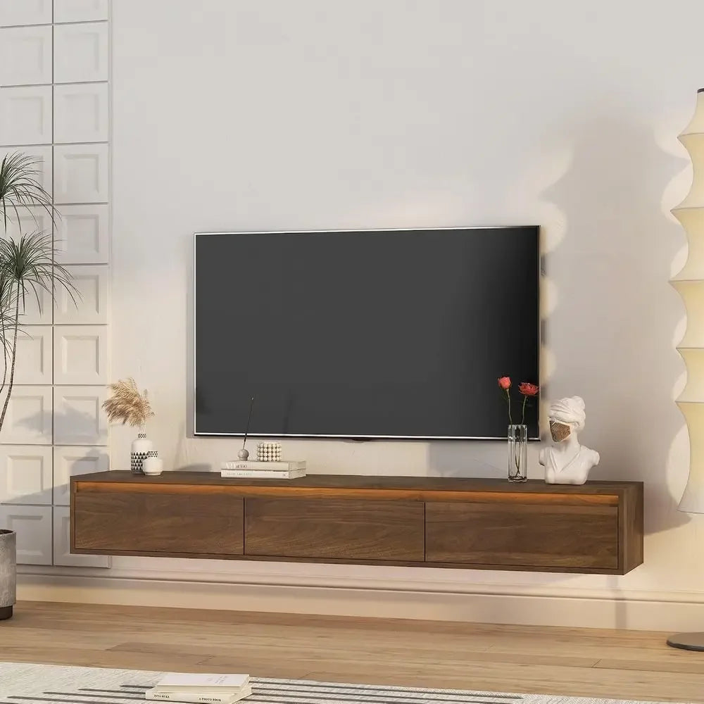 Floating LED TV Stand