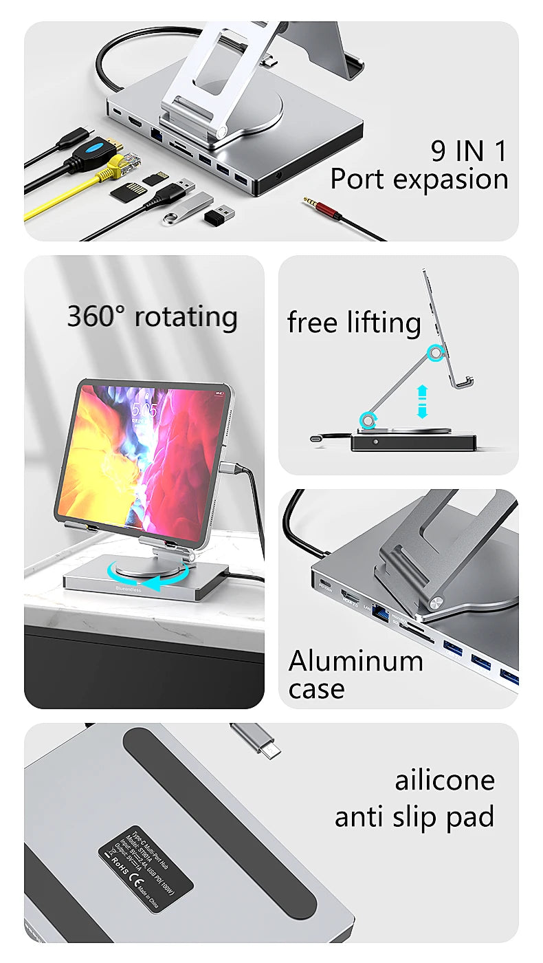 KEBIDUMEI 9-in-1 Docking Station