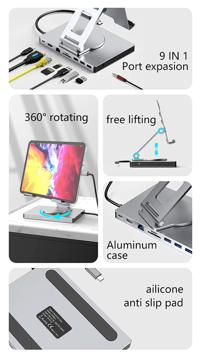KEBIDUMEI 9-in-1 Docking Station