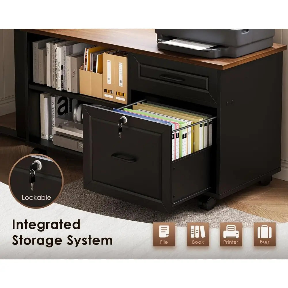 Summit Executive Lift L-Desk