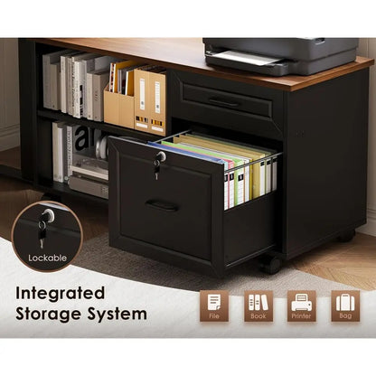 Summit Executive Lift L-Desk