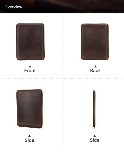 Luxury Genuine Leather Laptop Sleeve