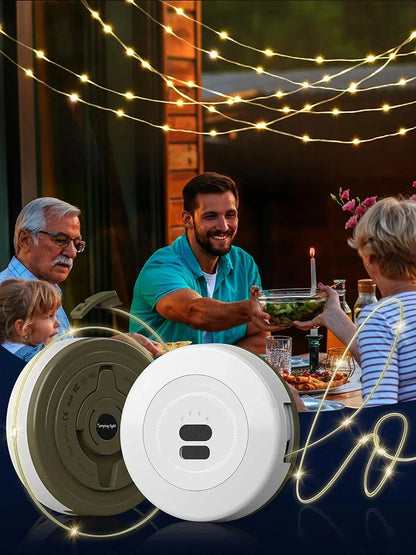 2-in-1 Rechargeable Camping Lantern & Reel Light