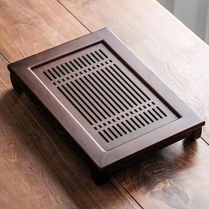 Bamboo Tea Set Storage Tray